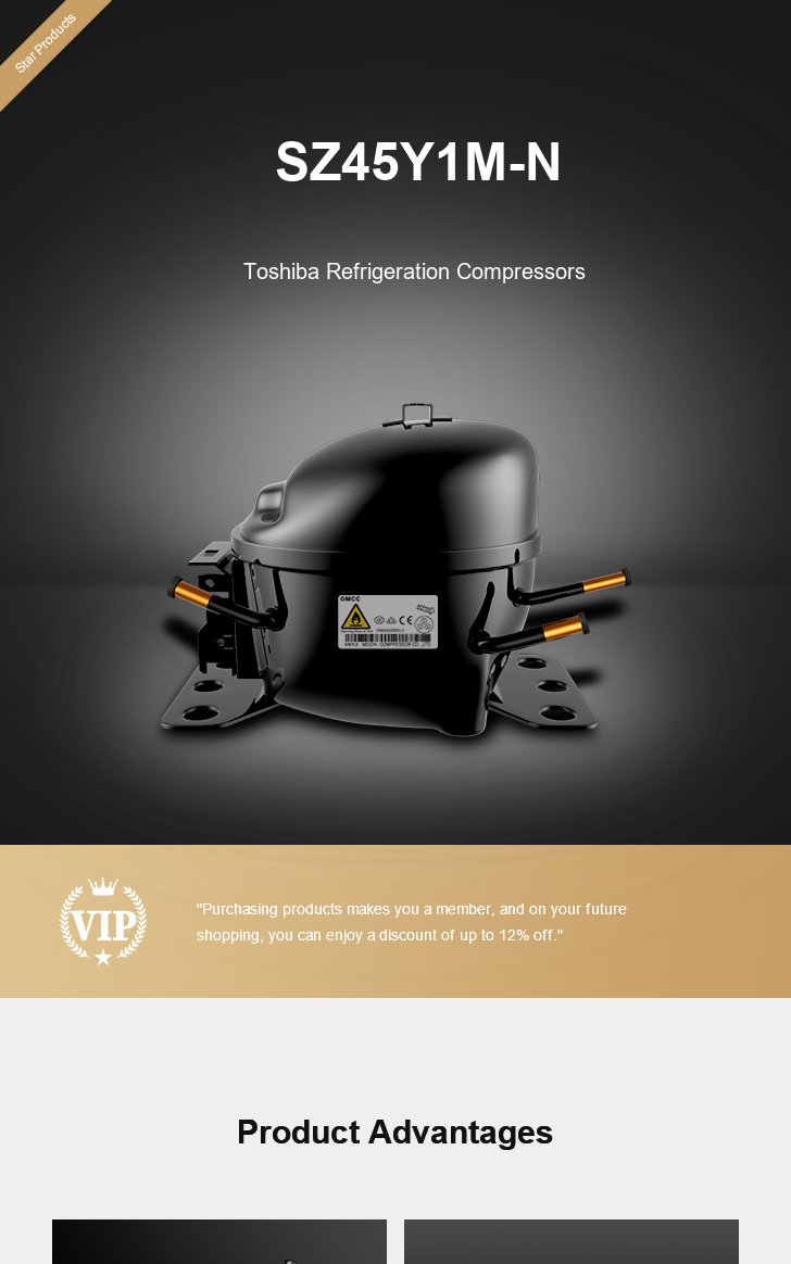 Toshiba Compressor SZ45Y1M-N, technical parameters pdf, structure diagram